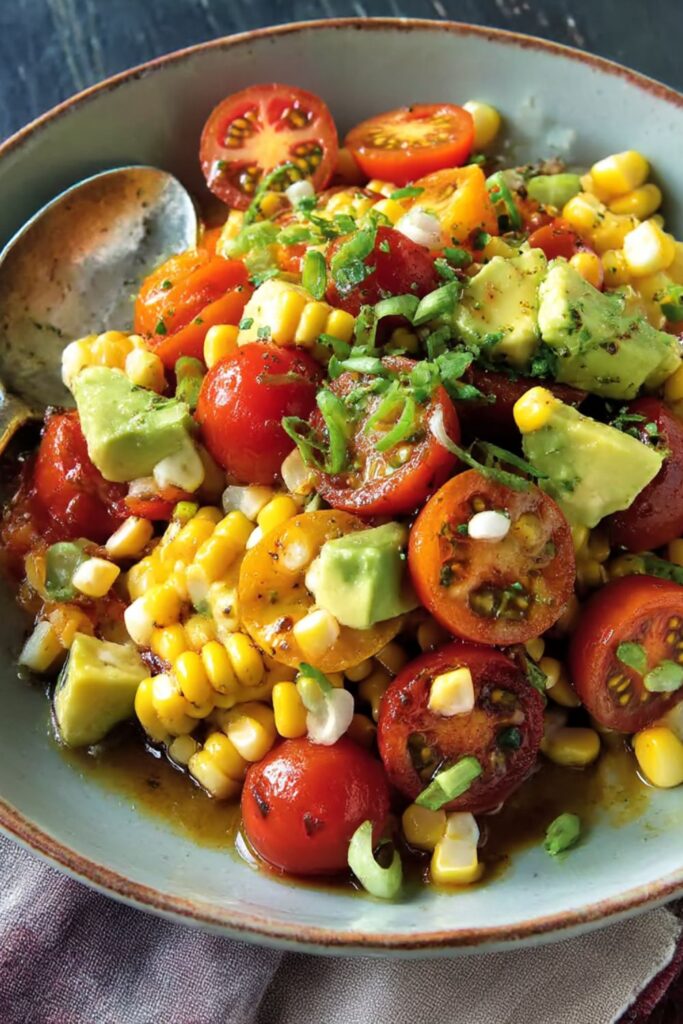 Tomato, Corn, and Avocado Salad Recipe