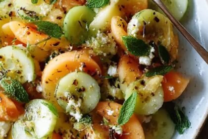 Melon and Cucumber Salad Recipe