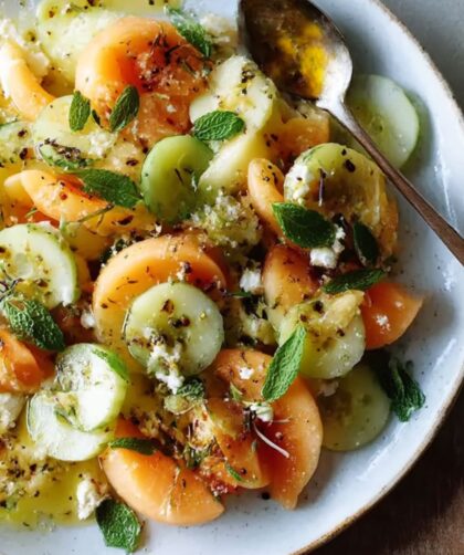 Melon and Cucumber Salad Recipe