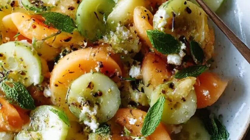 Melon and Cucumber Salad Recipe