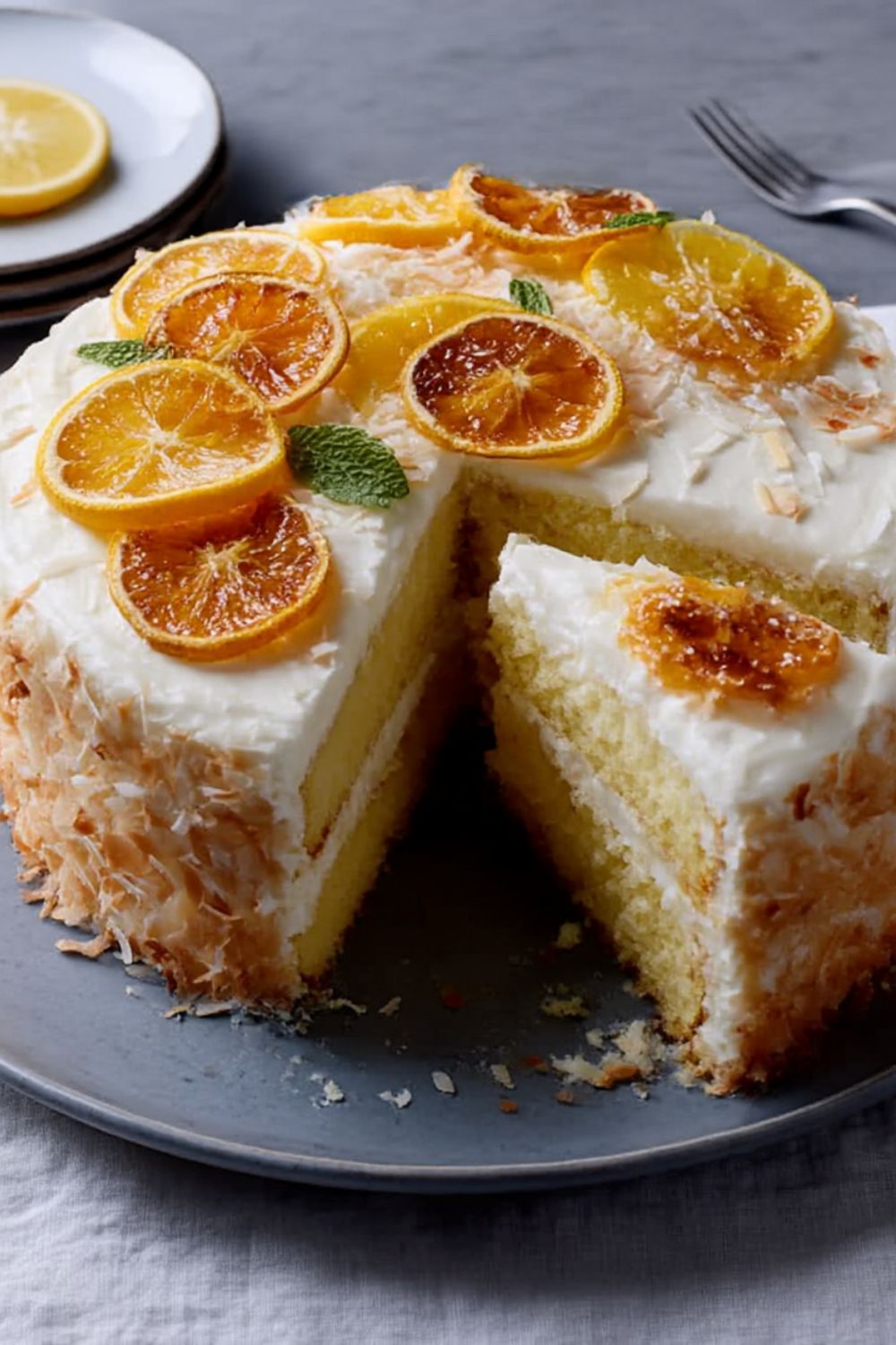 Meyer-Lemon and Coconut Layer Cake Recipe