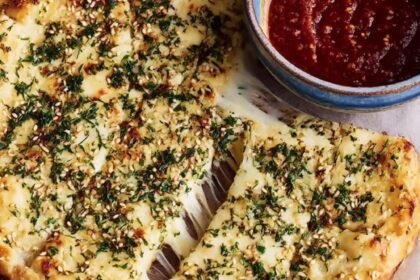 Mozzarella-Stuffed Garlic-and-Herb Bread Recipe