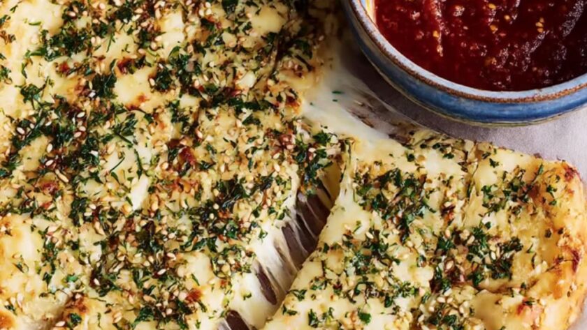 Mozzarella-Stuffed Garlic-and-Herb Bread Recipe