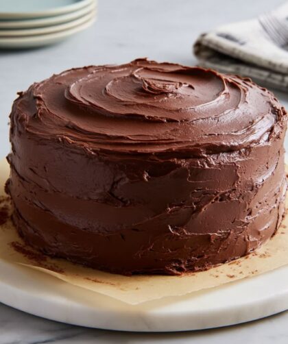 One-Bowl Chocolate Cake With Chocolate Frosting Recipe