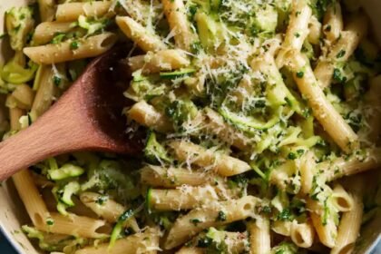 One-Pot Penne With Zucchini and Parmesan Recipe