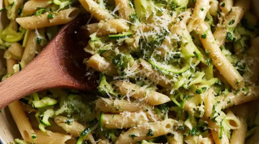 One-Pot Penne With Zucchini and Parmesan Recipe