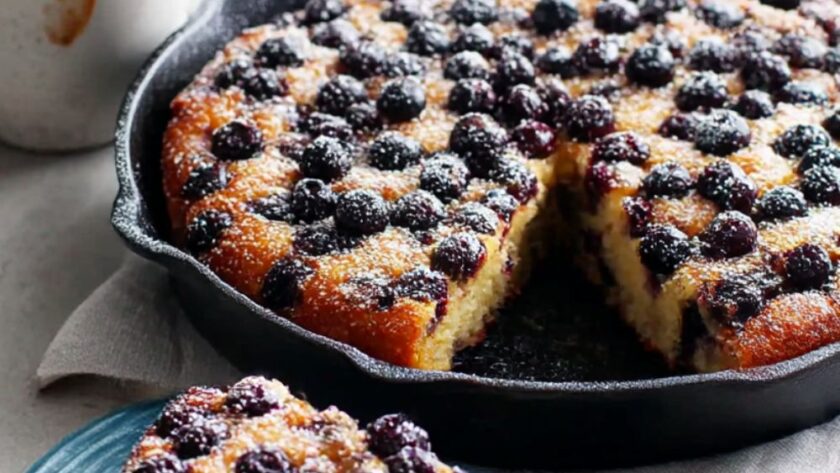 Oven-Baked Blueberry Pancake Recipe