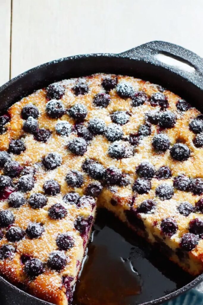 Oven-Baked Blueberry Pancake Recipe