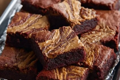 Peanut-Butter Swirl Brownies Recipe