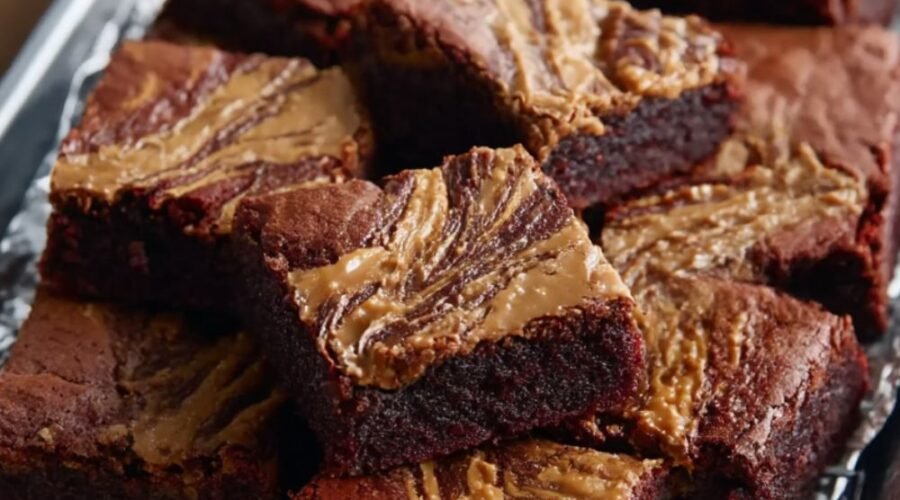 Peanut-Butter Swirl Brownies Recipe
