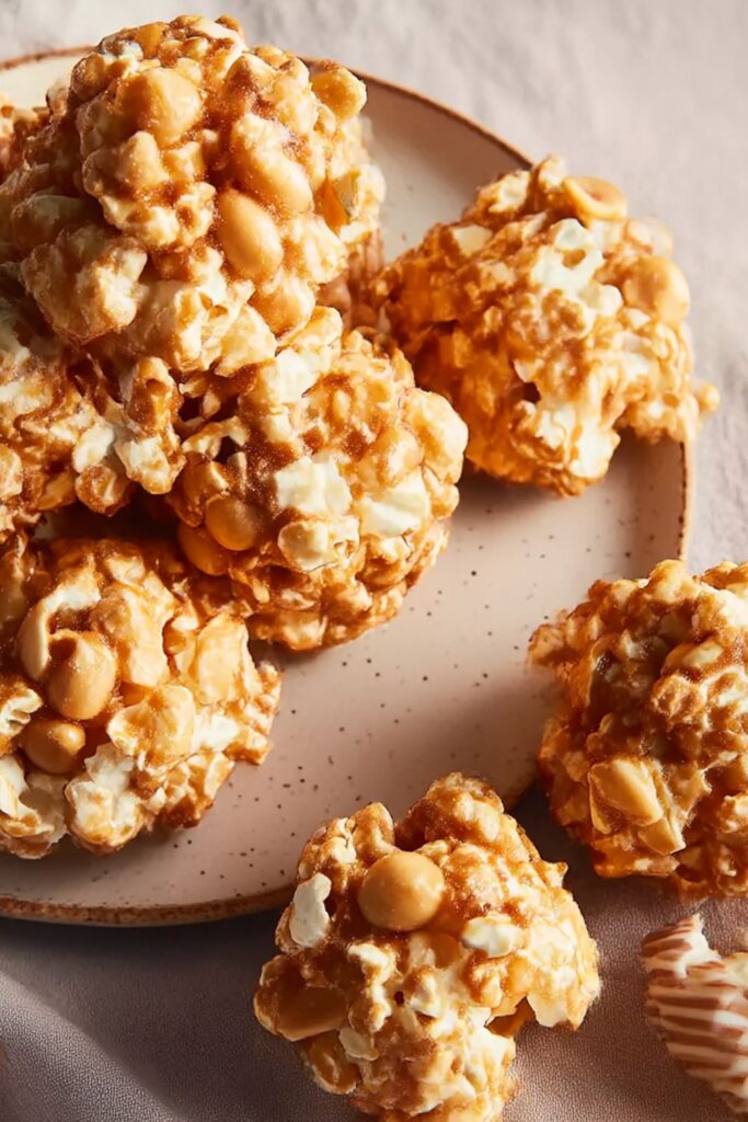 Peanut-Popcorn Balls Recipe