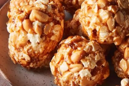 Peanut-Popcorn Balls Recipe