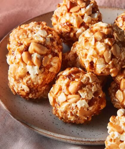 Peanut-Popcorn Balls Recipe