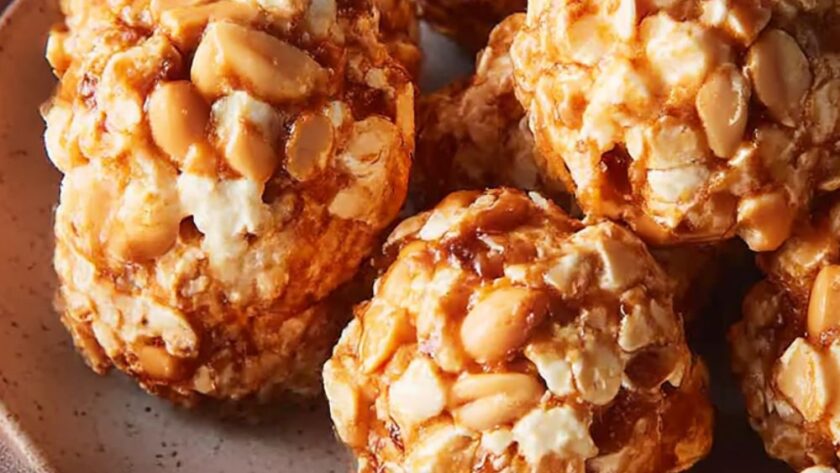 Peanut-Popcorn Balls Recipe