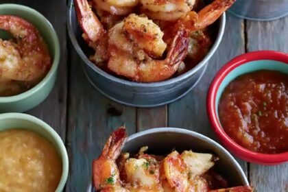Shrimp Cocktail with Three Sauces Recipe