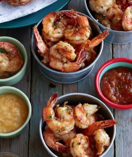 Shrimp Cocktail with Three Sauces Recipe
