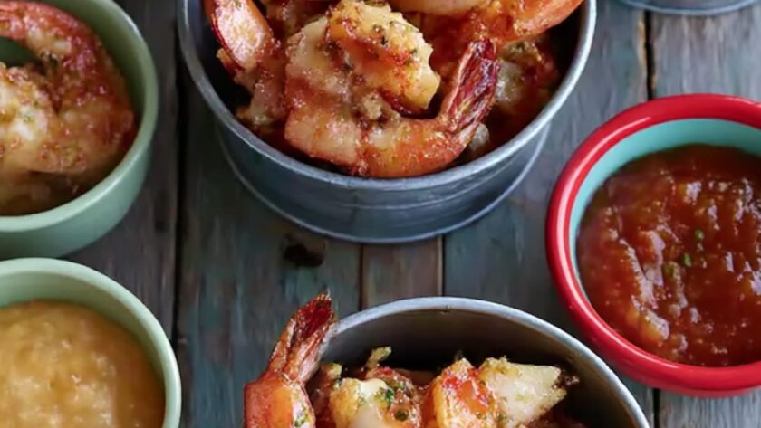 Shrimp Cocktail with Three Sauces Recipe