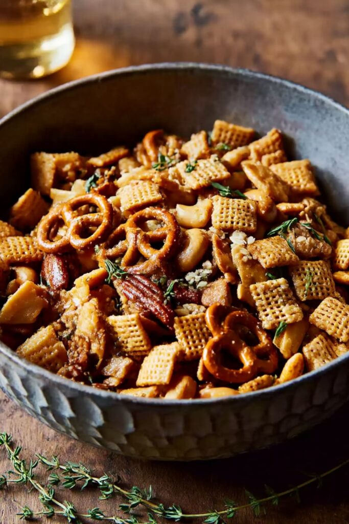 Spicy-Sweet Maple Snack Mix Recipe