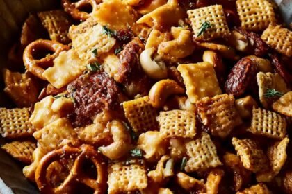 Spicy-Sweet Maple Snack Mix Recipe