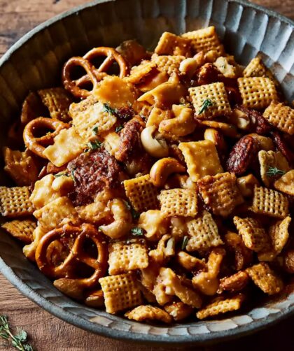 Spicy-Sweet Maple Snack Mix Recipe