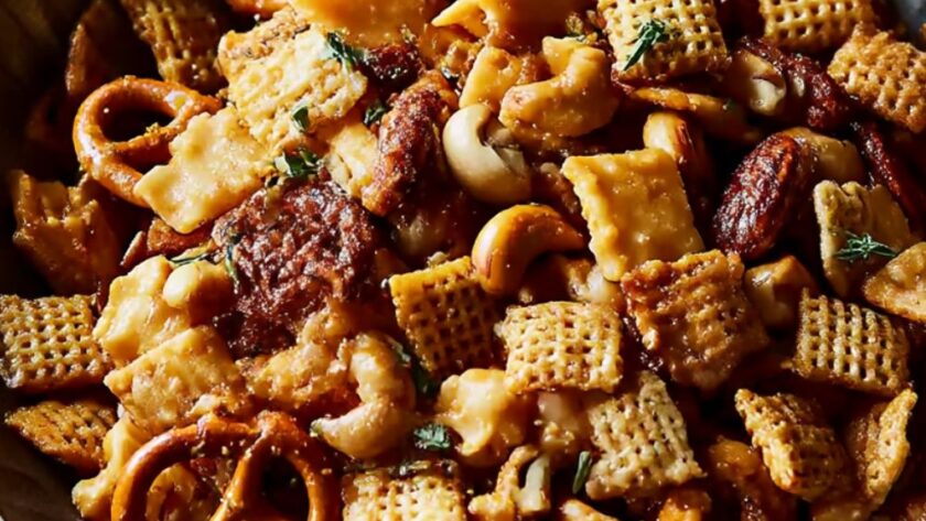 Spicy-Sweet Maple Snack Mix Recipe