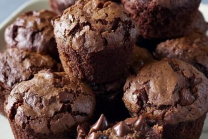 Triple-Chocolate Brownie Cups Recipe