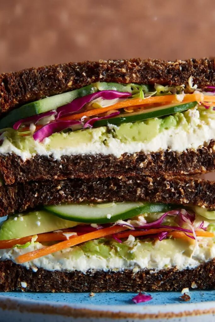 Avocado-and-Boursin Sandwiches Recipe