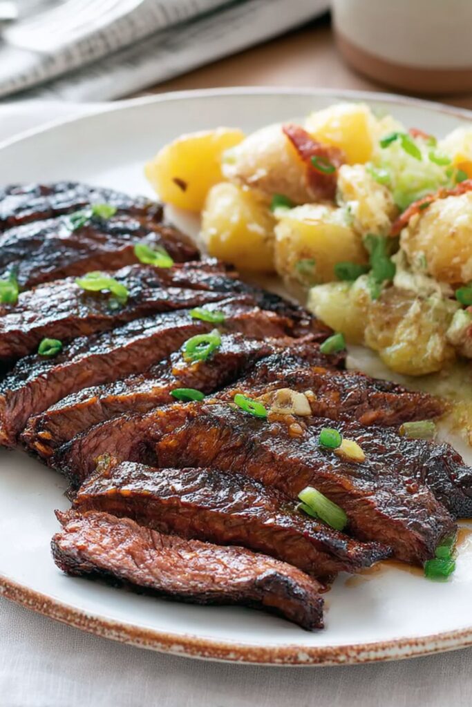 Balsamic Marinated Skirt Steak Recipe