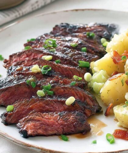 Balsamic Marinated Skirt Steak Recipe