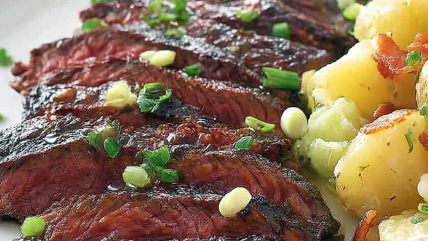 Balsamic Marinated Skirt Steak Recipe