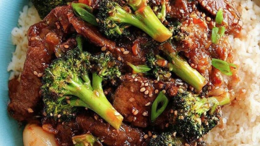 Broiled Beef and Broccoli Stir-Fry with Water Chestnuts Recipe
