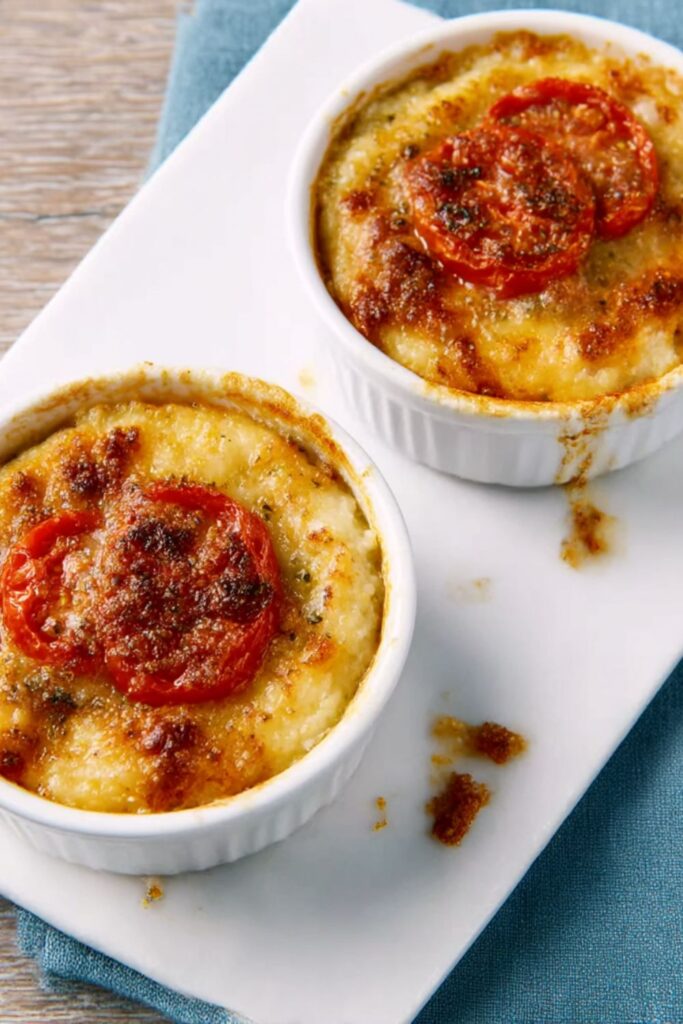 Martha's Grits With Broiled Tomatoes Recipe