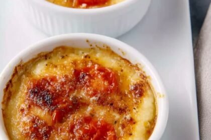 Martha's Grits With Broiled Tomatoes Recipe