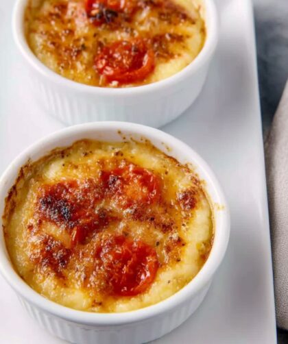 Martha's Grits With Broiled Tomatoes Recipe