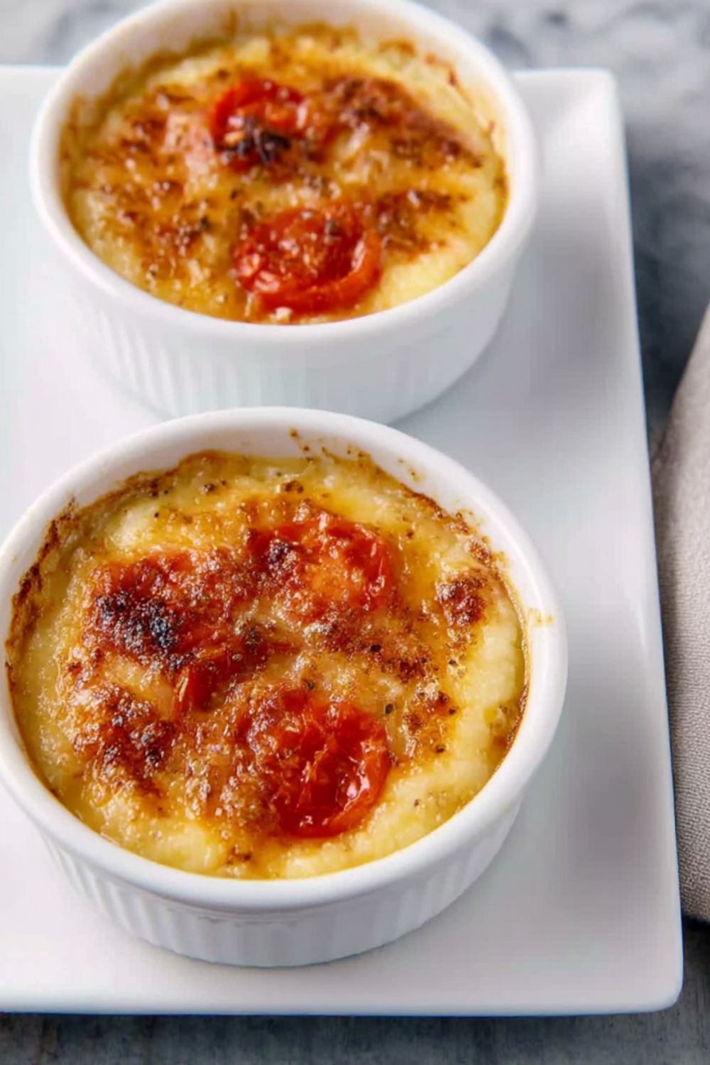 Martha's Grits With Broiled Tomatoes Recipe