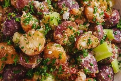New Potato Salad with Red-Wine Vinaigrette Recipe