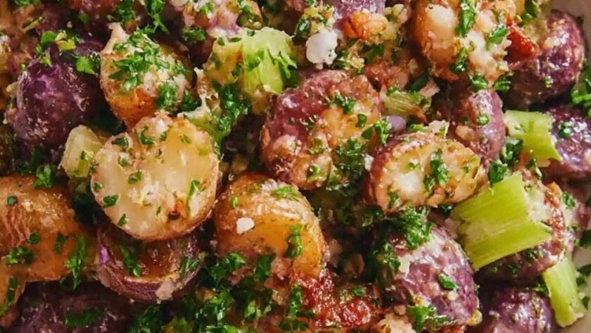 New Potato Salad with Red-Wine Vinaigrette Recipe
