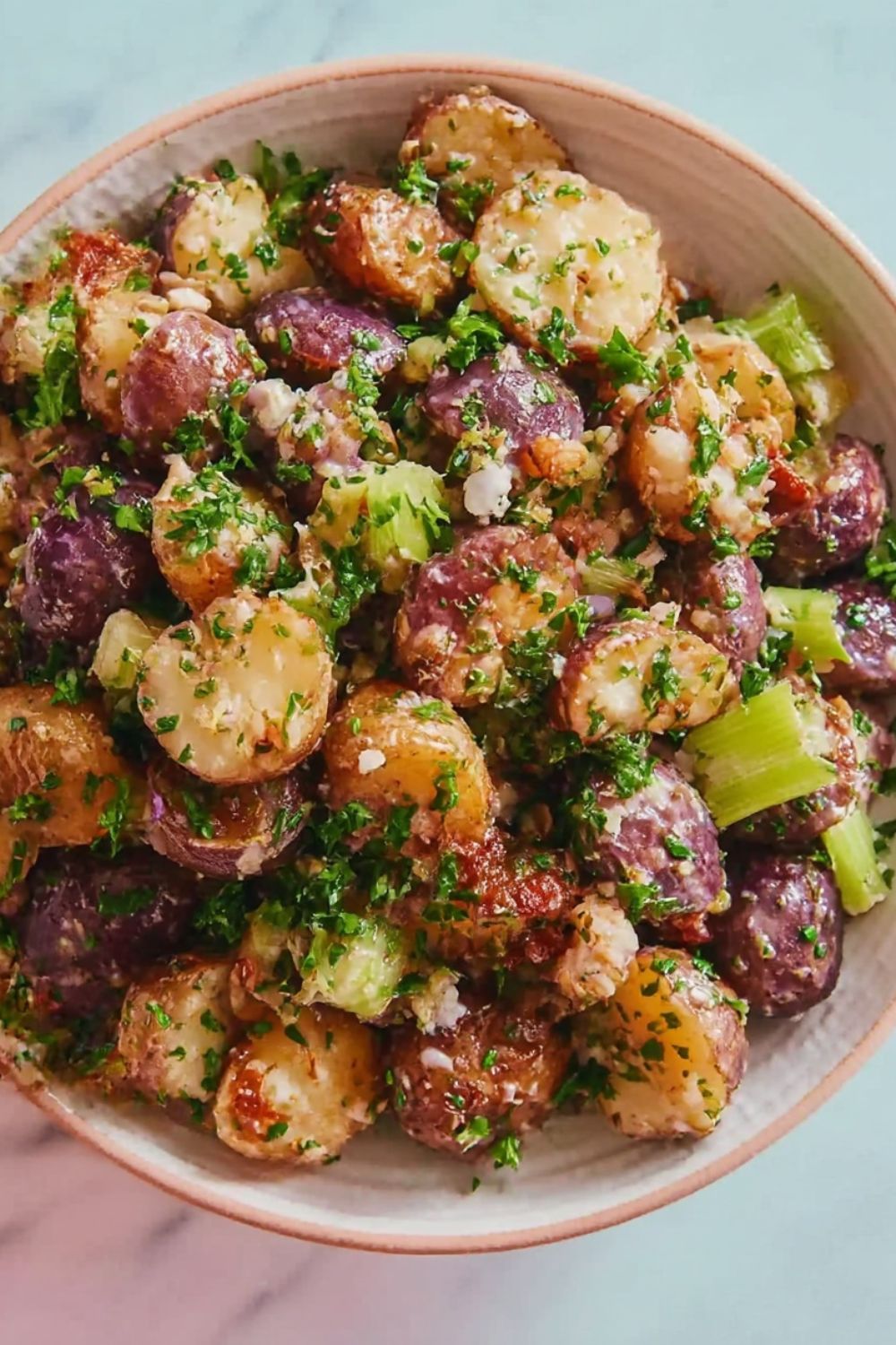 New Potato Salad with Red-Wine Vinaigrette Recipe