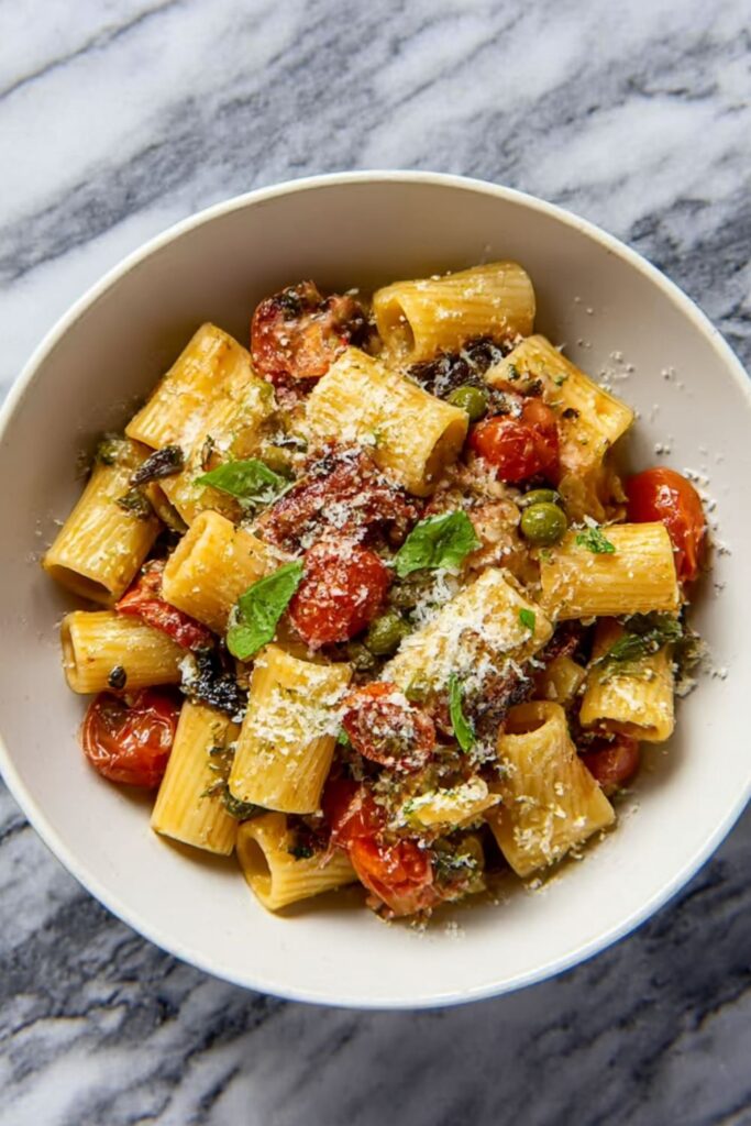 Pasta with No-Cook Puttanesca Sauce Recipe