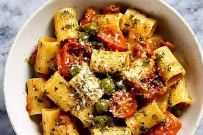 Pasta with No-Cook Puttanesca Sauce Recipe