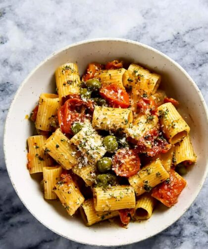Pasta with No-Cook Puttanesca Sauce Recipe