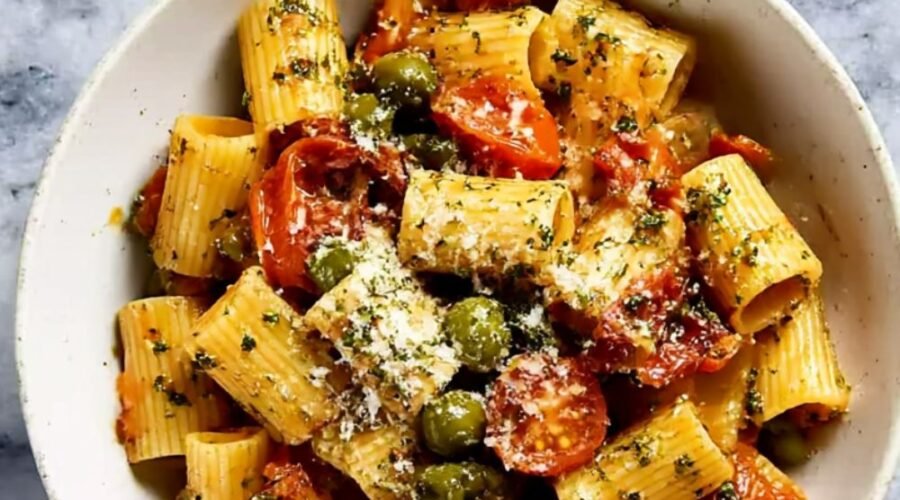 Pasta with No-Cook Puttanesca Sauce Recipe