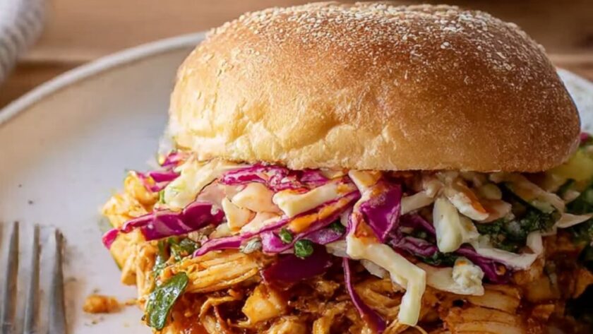Pulled BBQ-Chicken Sandwiches Recipe