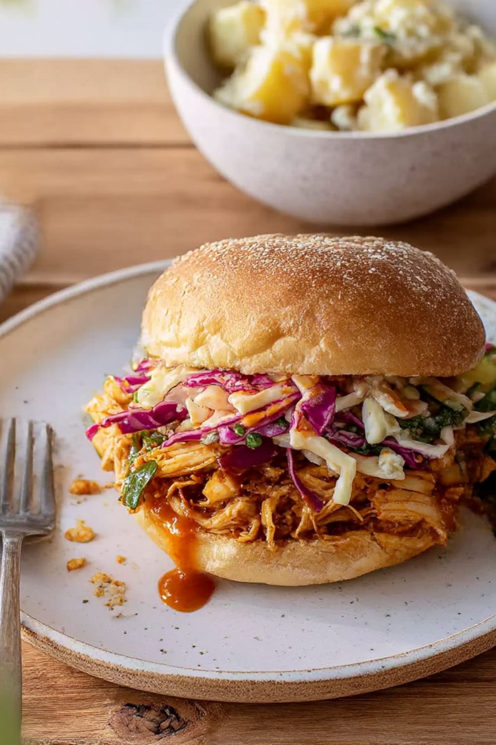 Pulled BBQ-Chicken Sandwiches Recipe