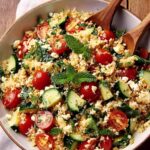 Rice Salad with Tomatoes, Cucumbers, and Feta Recipe