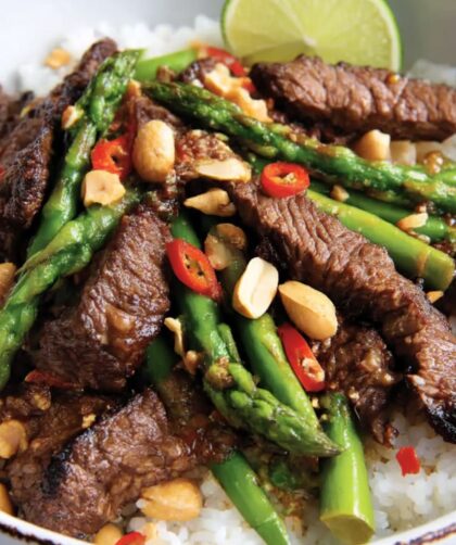 Steak and Asparagus Stir-Fry Recipe