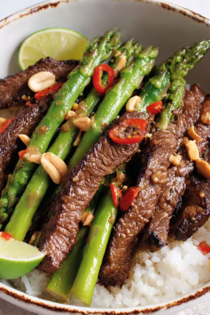 Steak and Asparagus Stir-Fry Recipe