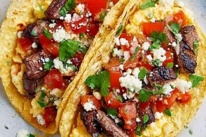 Steak-and-Egg Tacos Recipe