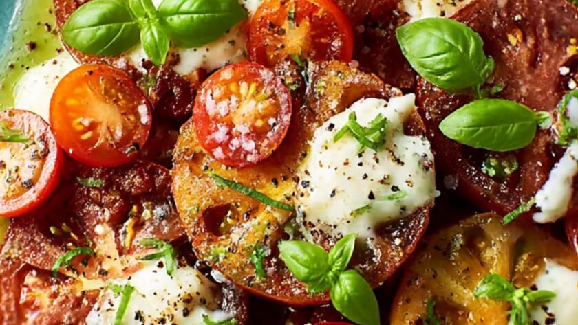 Tomatoes with Lightly Whipped Cream Recipe