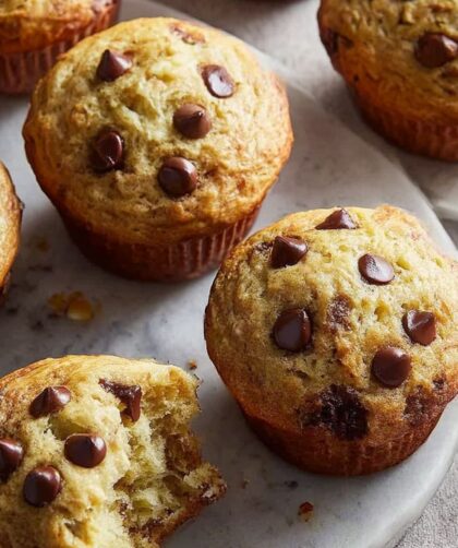 Banana Chocolate Chip Muffins Recipe